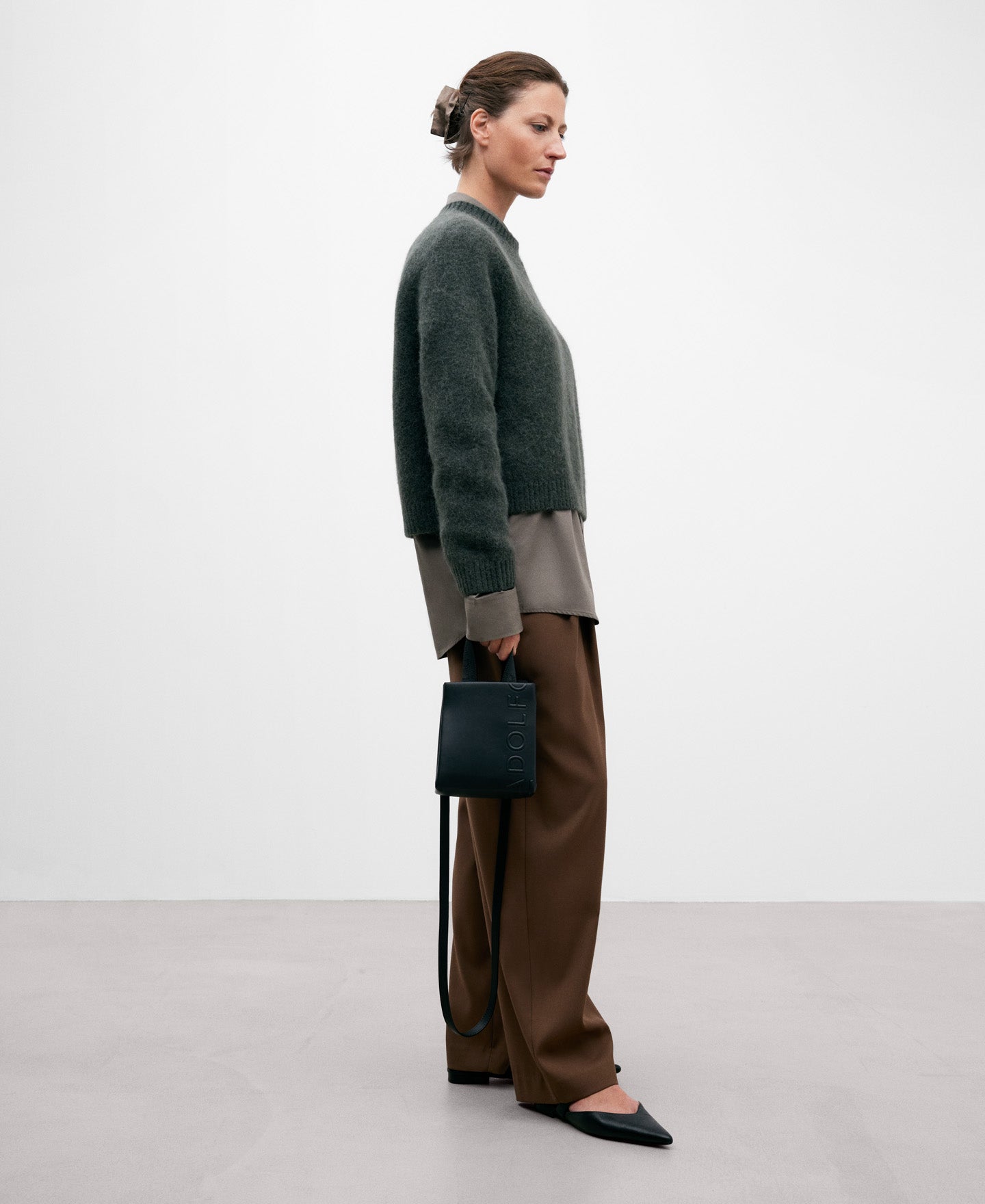 Small Black Shopper Bag For Women