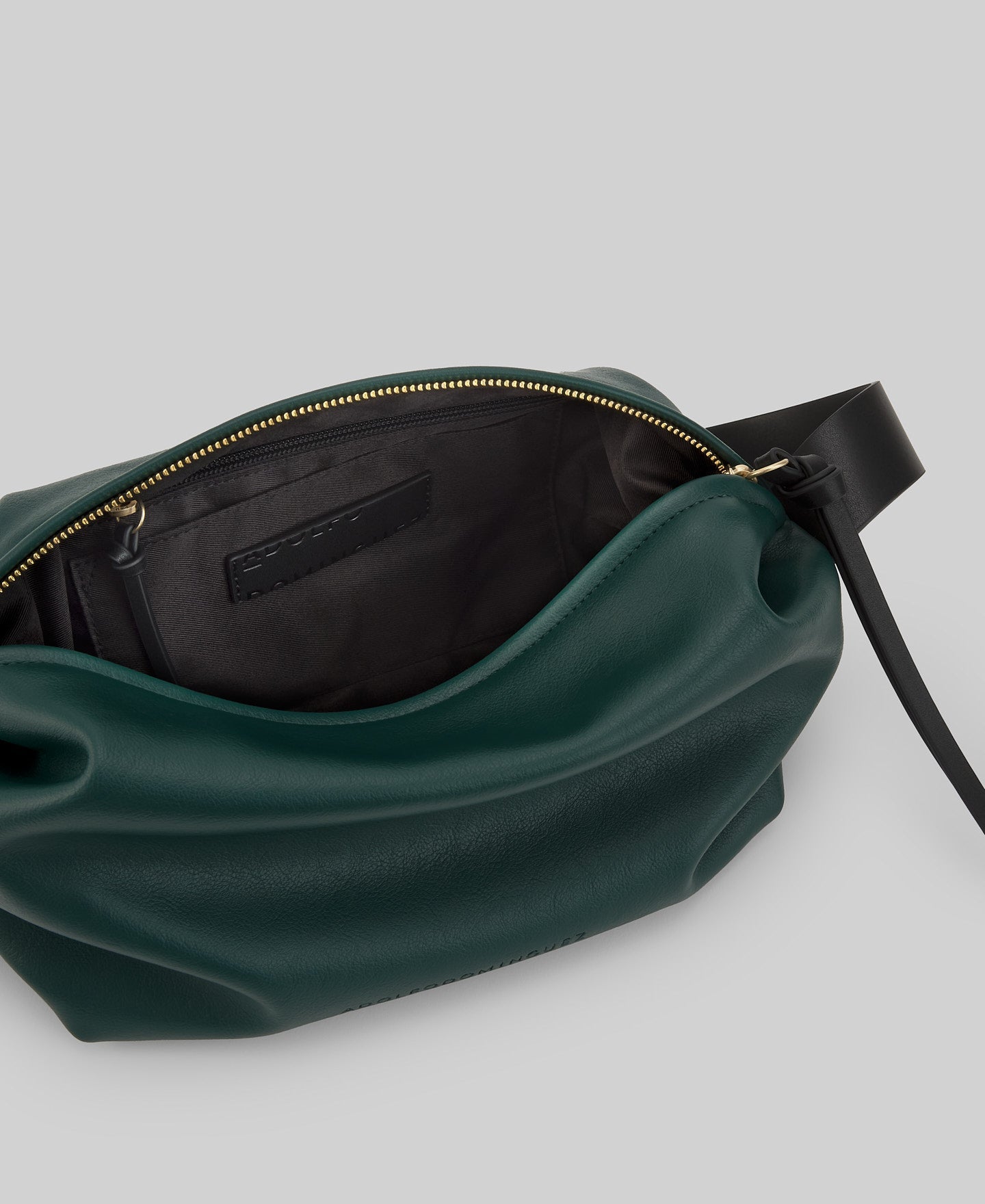 Non-Leather medium Doce bag woman in dark green