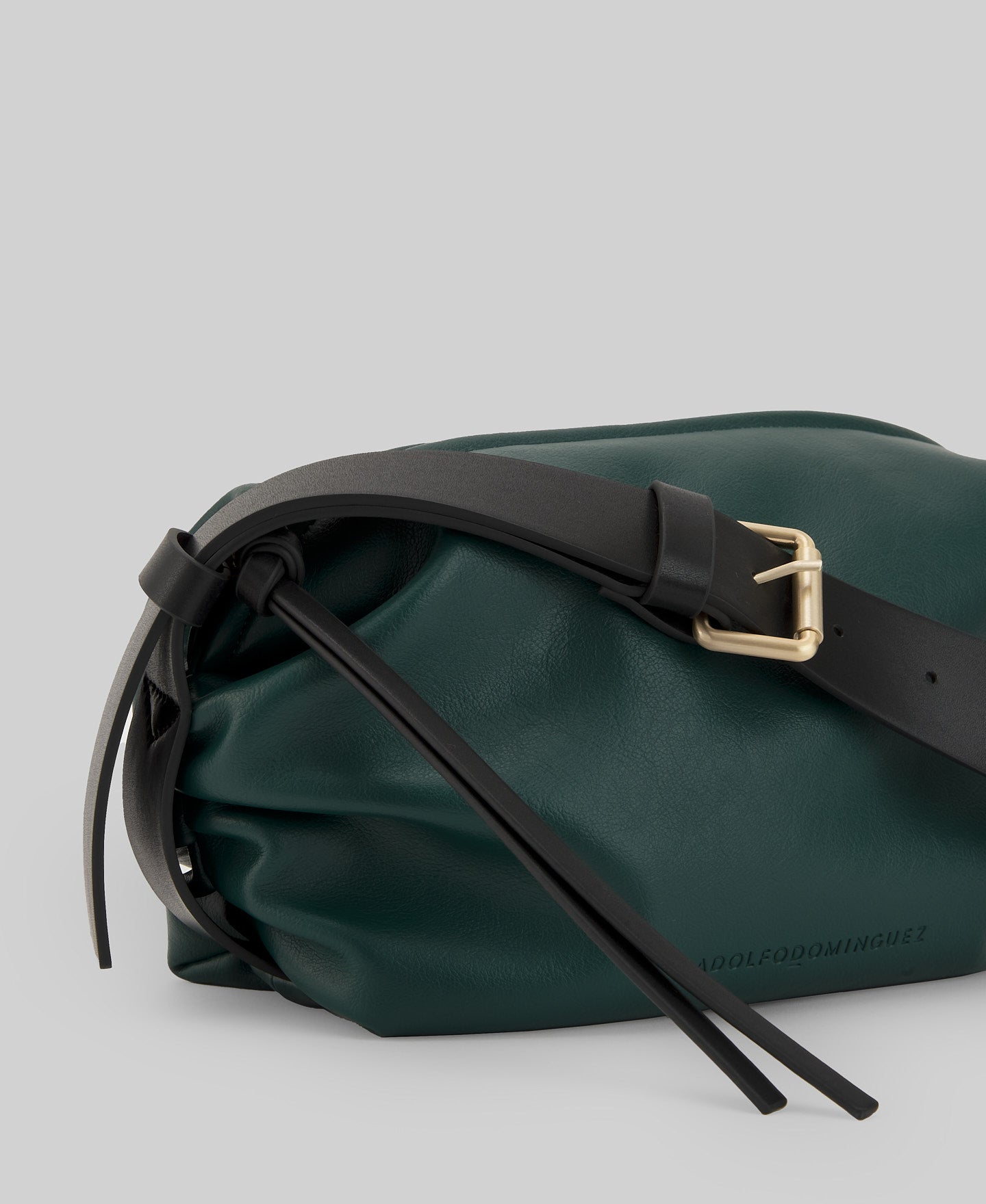 Non-Leather medium Doce bag woman in dark green