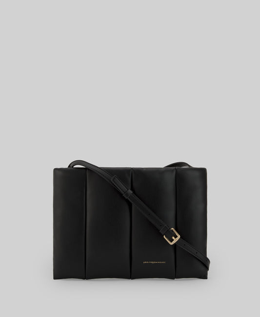 Puffer medium crossbody woman in black