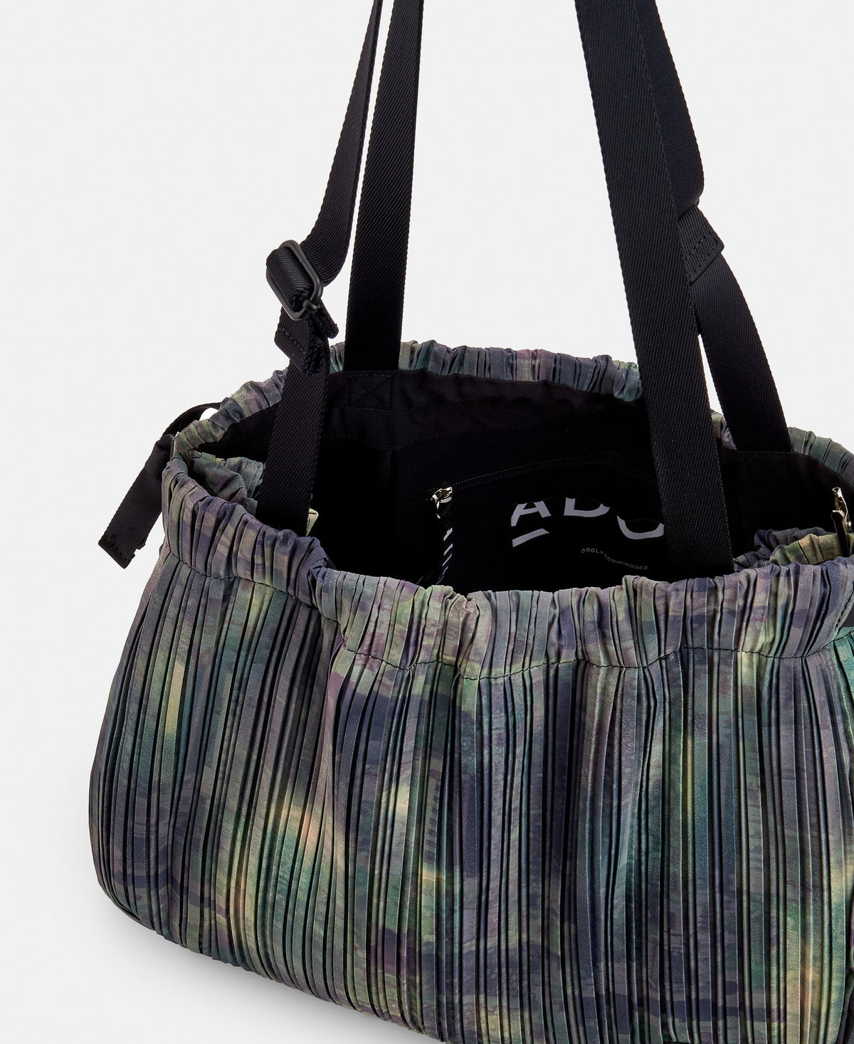 Green Print Shopper Printed In Recycled Polyester