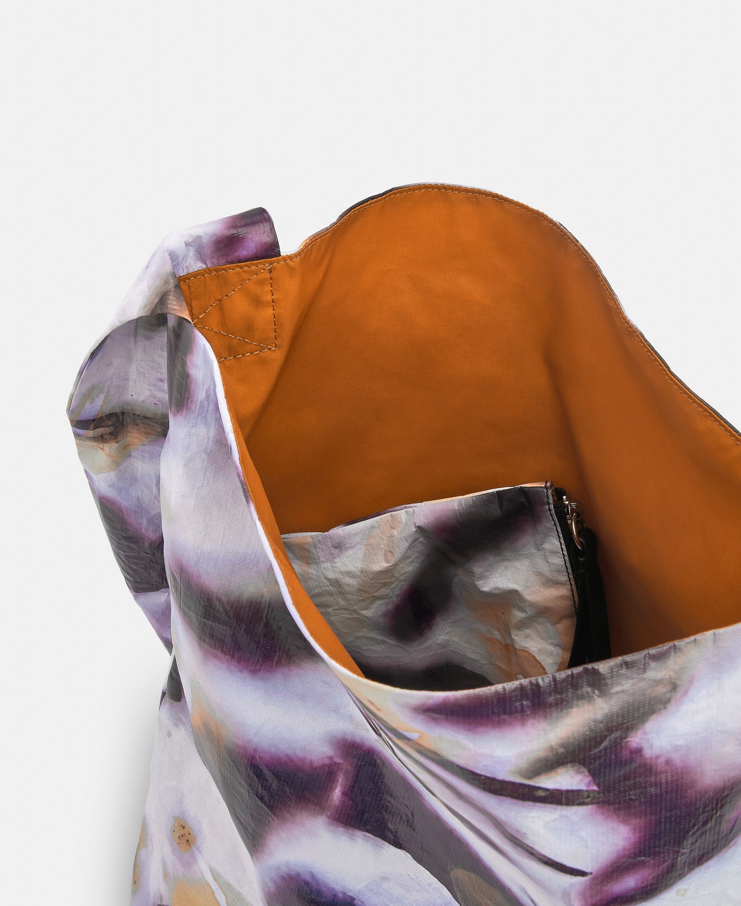 Multicolor Recycled Material Shoulder Bag