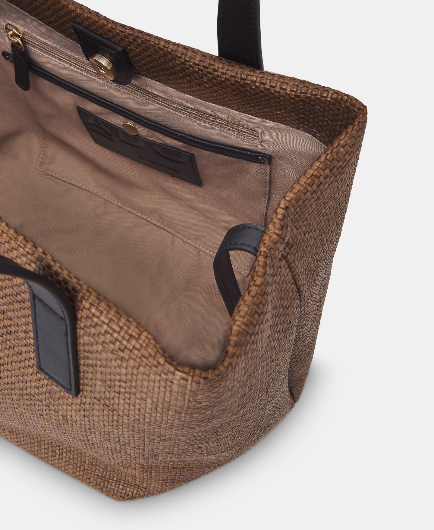 Caramel Toffee Rafia Shopper