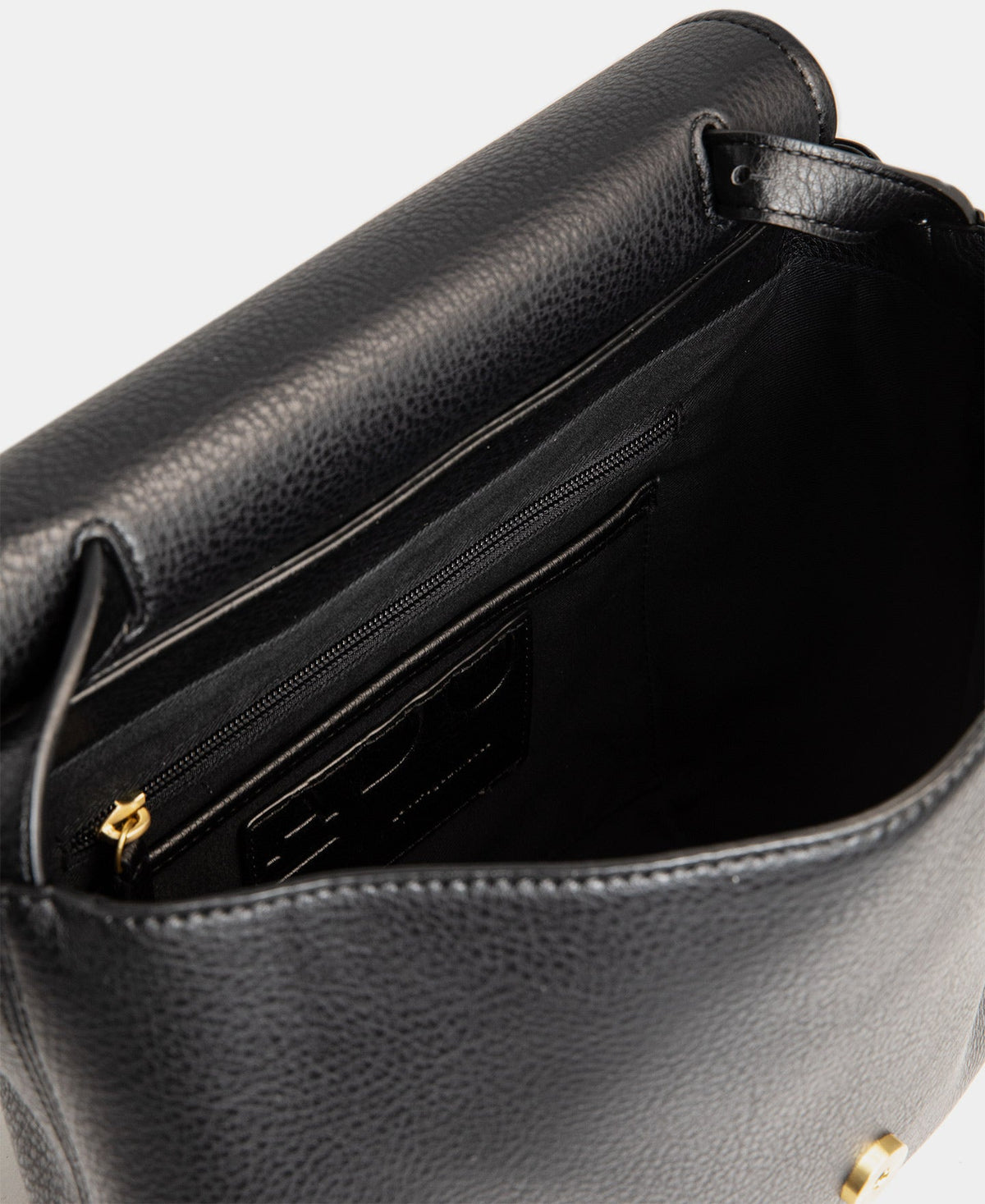 Black City Bag With Adjustable Handle
