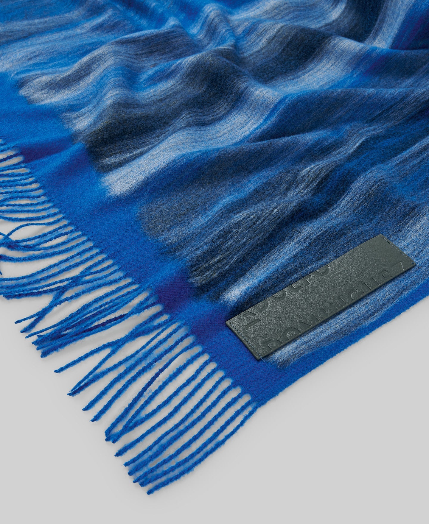 Felted Scarf in Blue