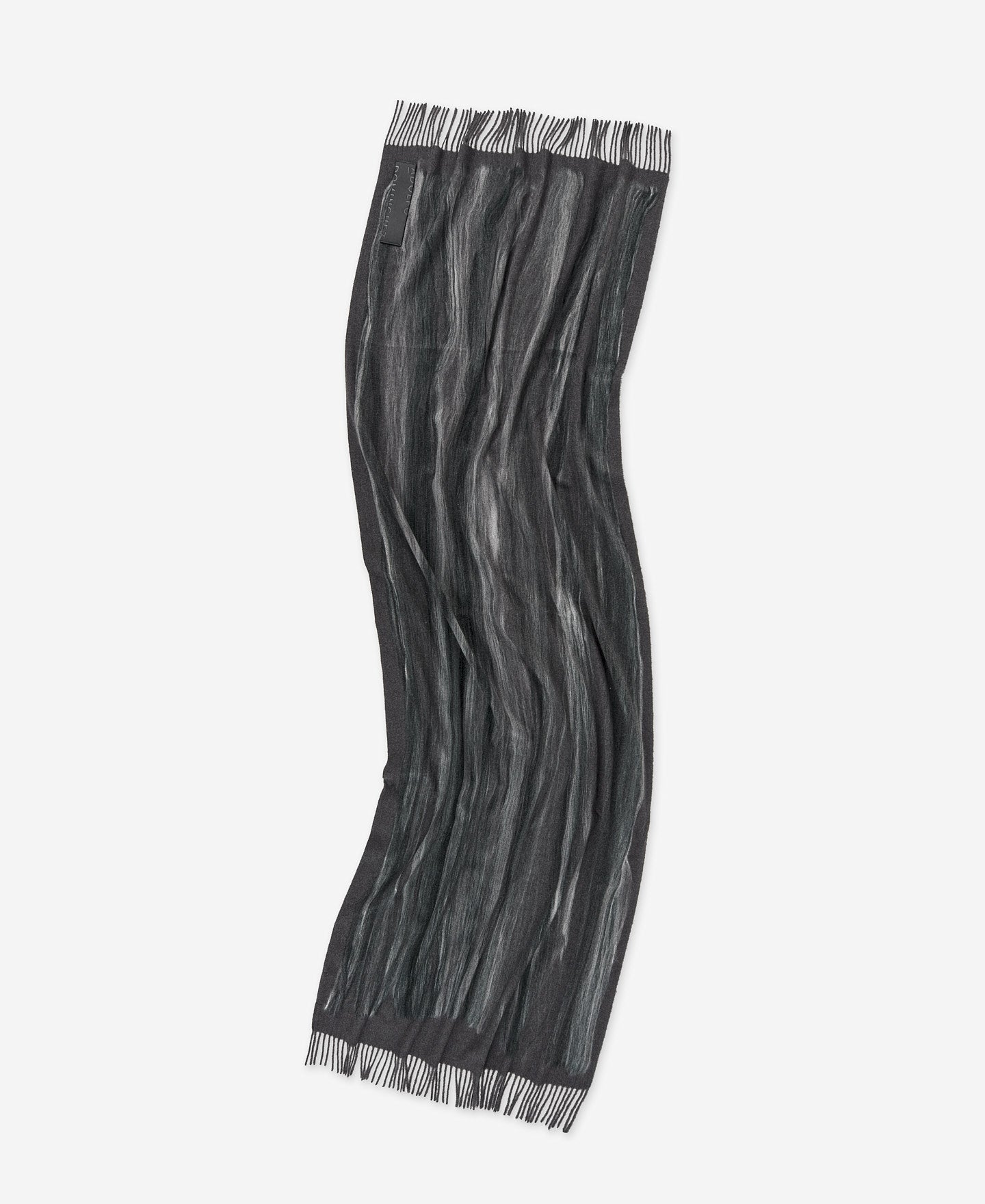 Dark Grey Felted Scarf For Women