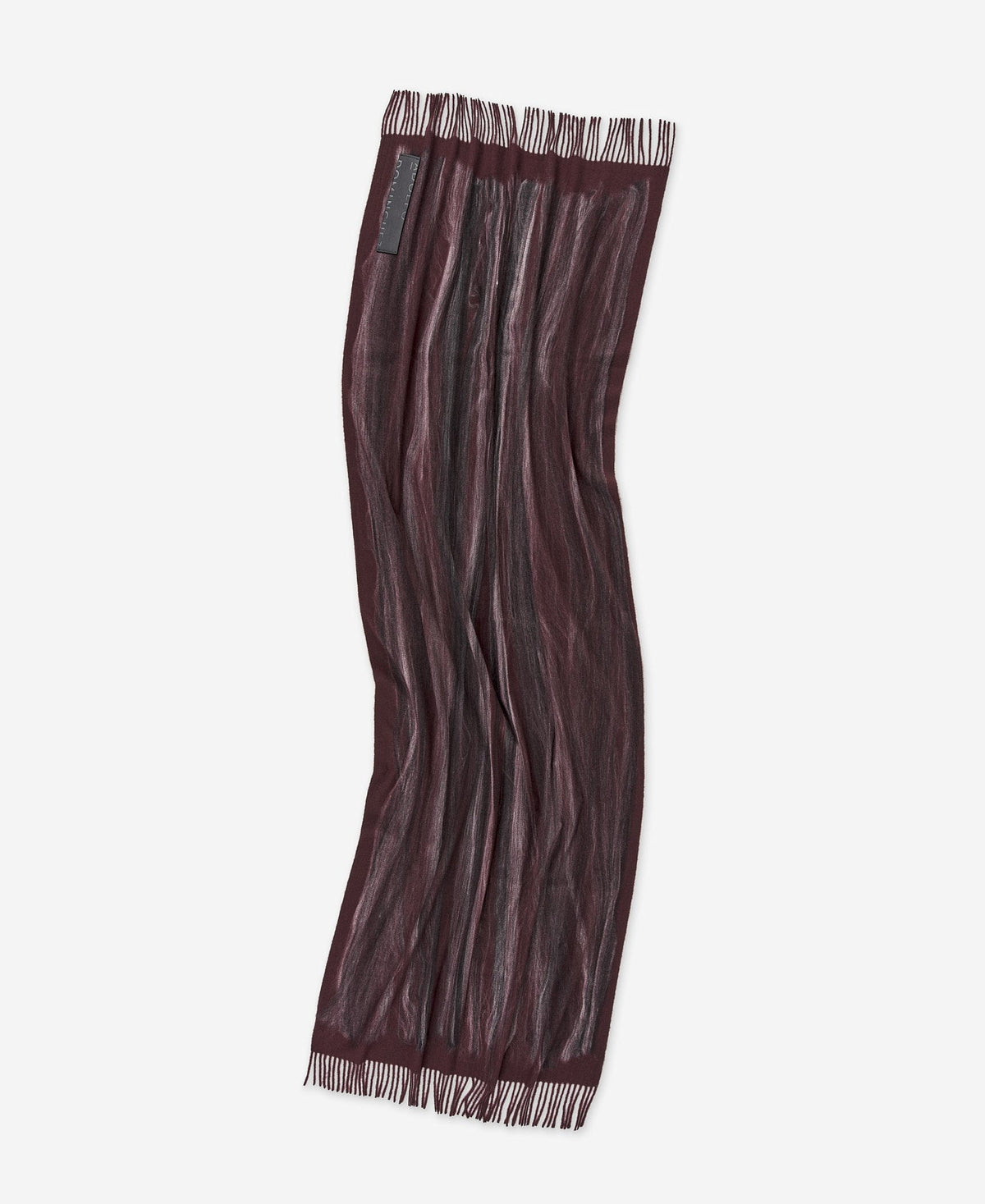 Burgundy Felted Scarf For Women