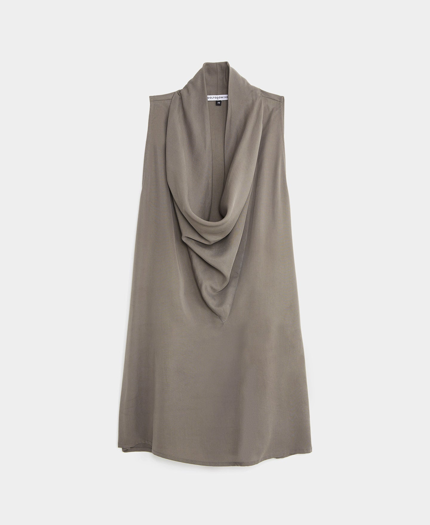 Taupe Lyocell Halter Top
