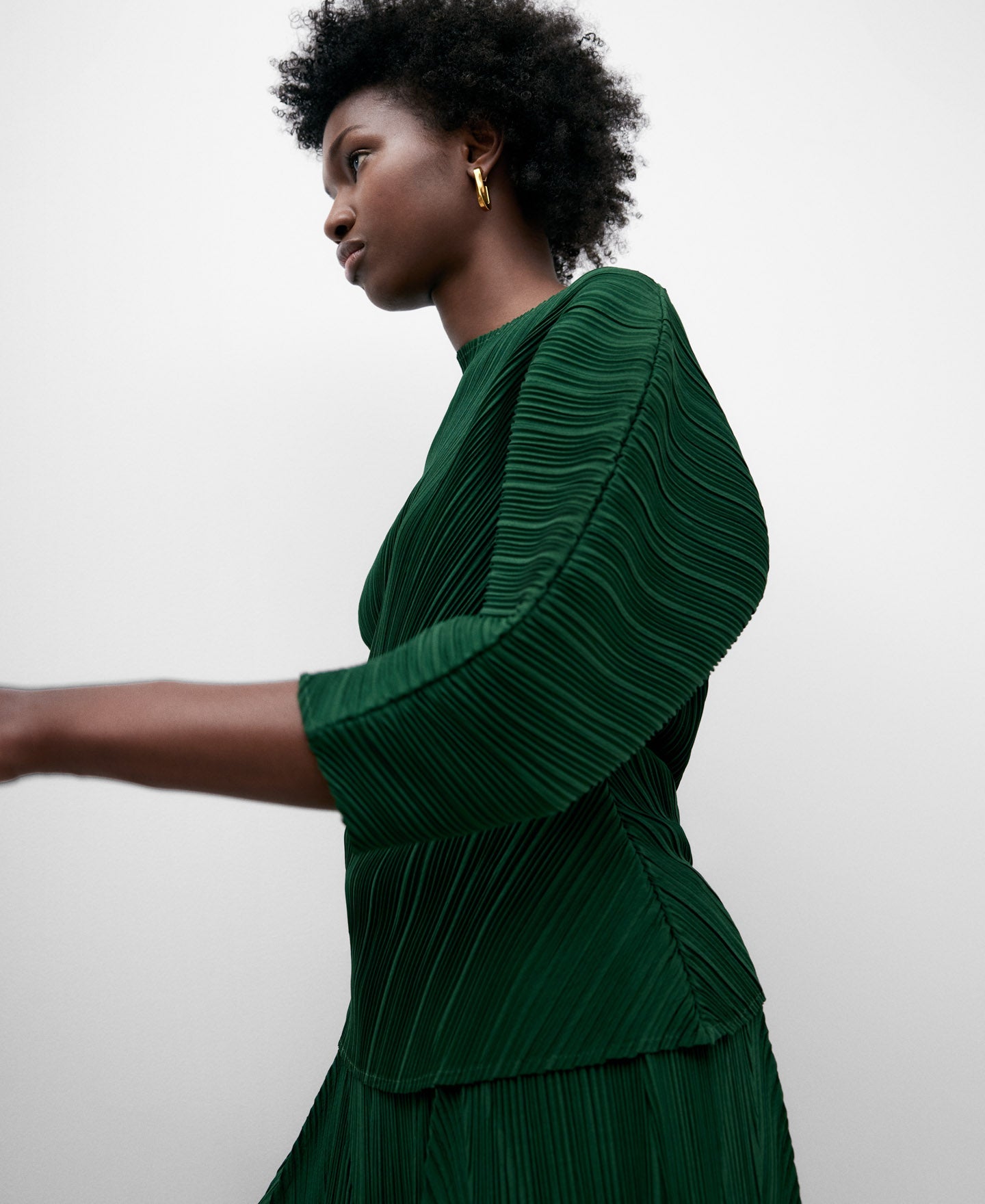 Asymmetrical Crinkle Top