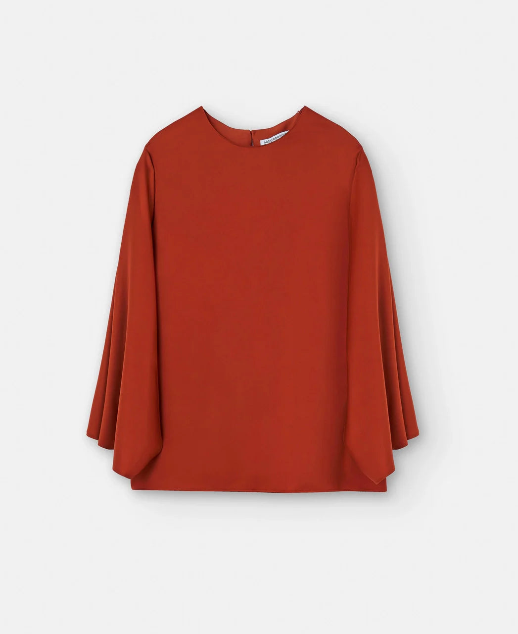 Dark Red Crew Neck Cocktail Shirt