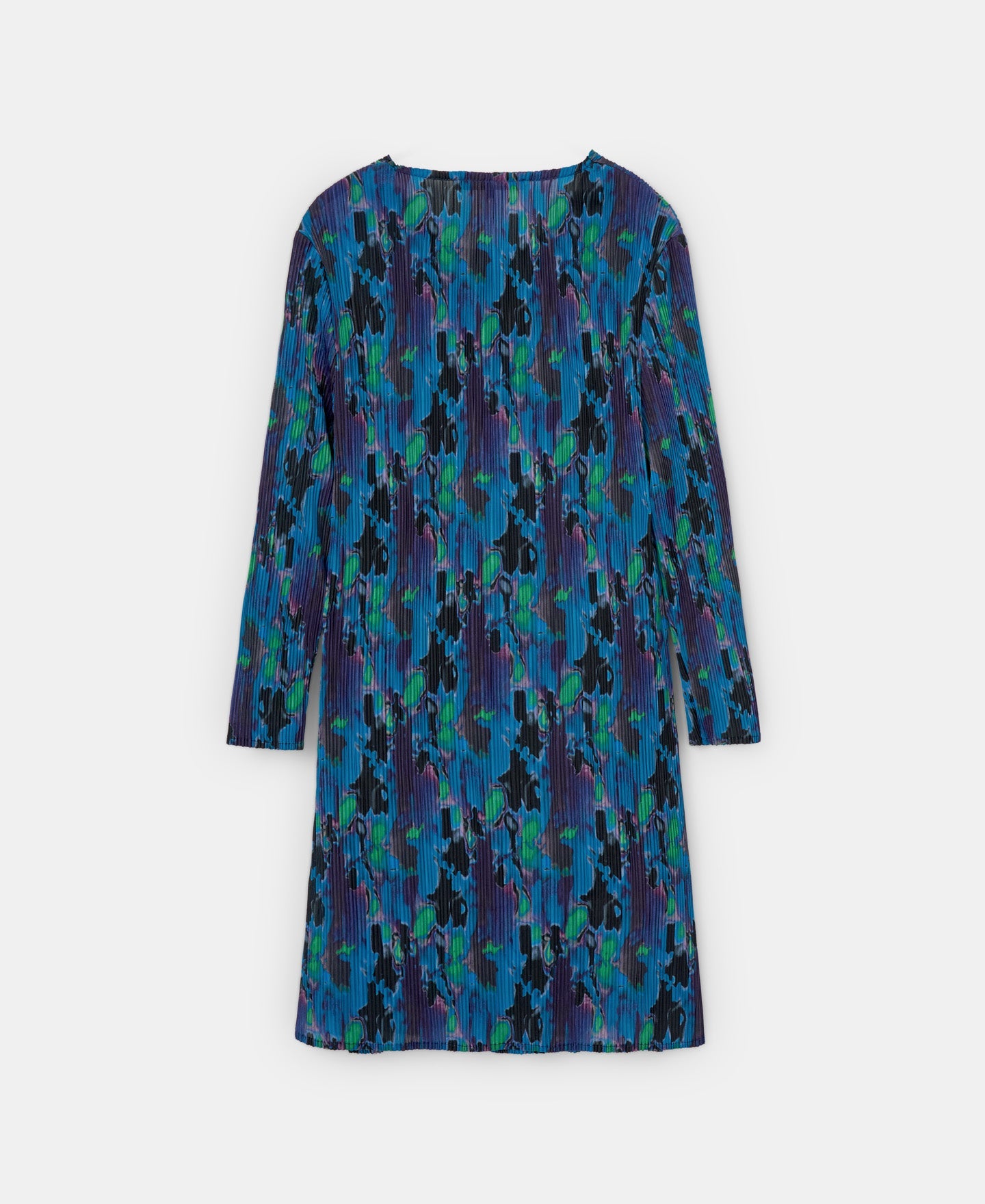 Blue Print Neon Printed Crinkle T-Shirt