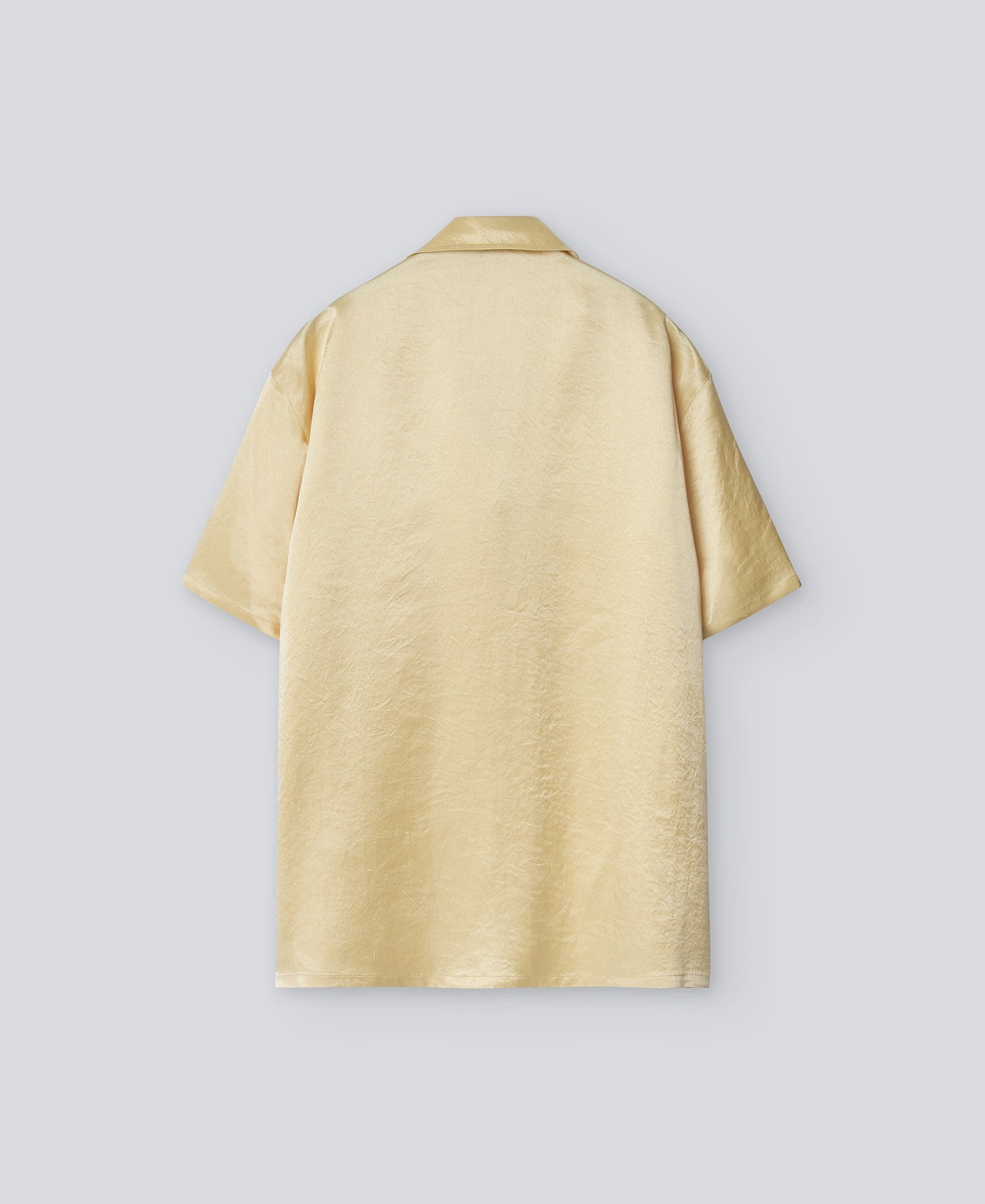 Buttermilk Yellow Shirt With Bowling Collar