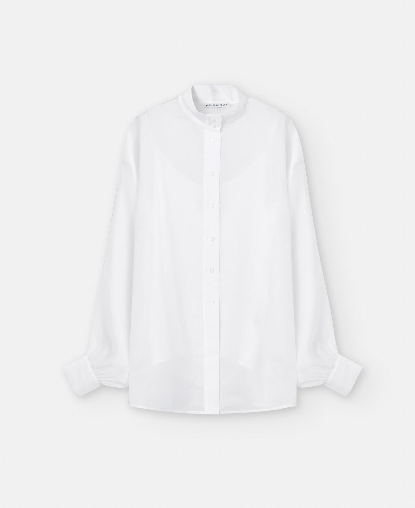 White Oversize Lyocell Shirt