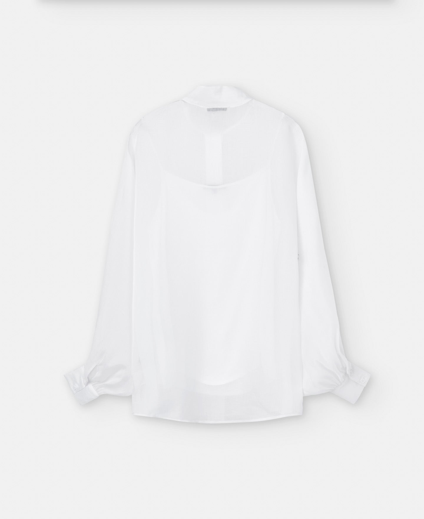 White Oversize Lyocell Shirt