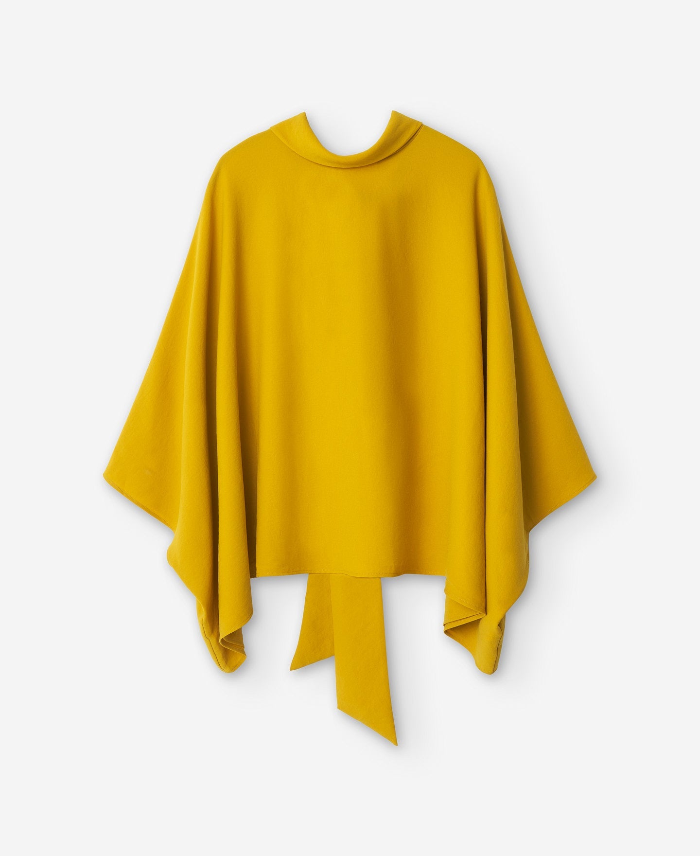 Mustard Pleated Maxi Lace Blouse