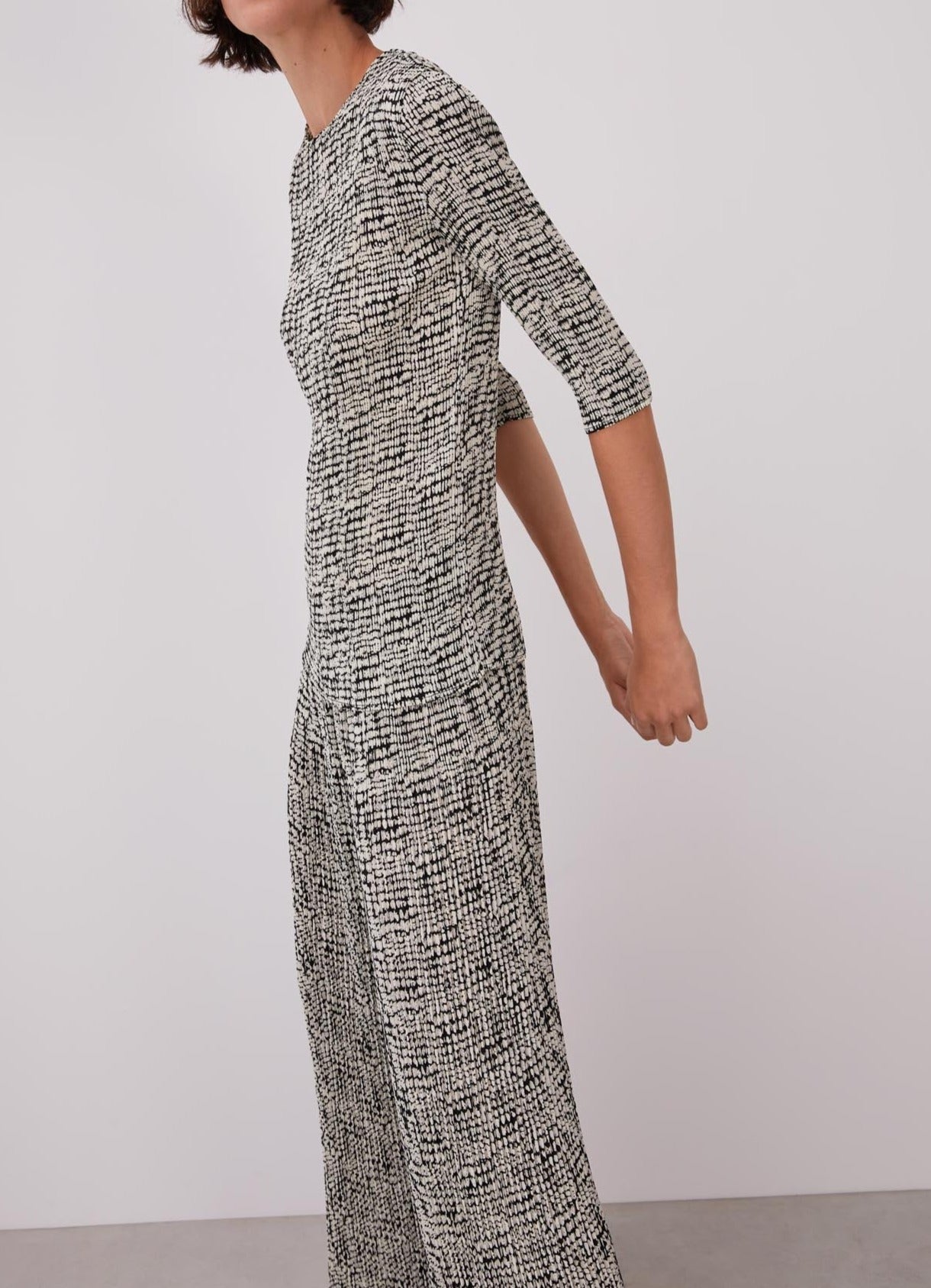 Crinkle Top With Print