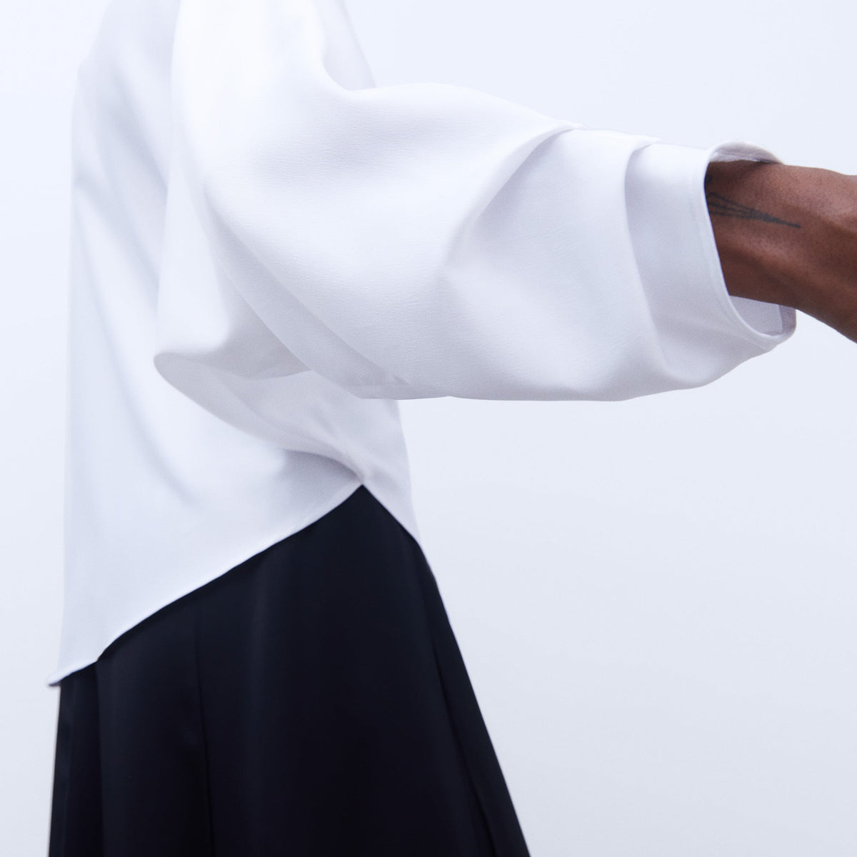 Asymmetric Japanese Sleeve Blouse