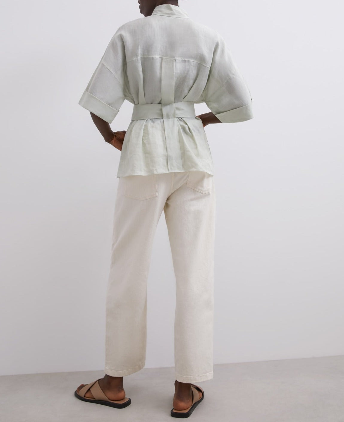 Light Green Ramie Shirt