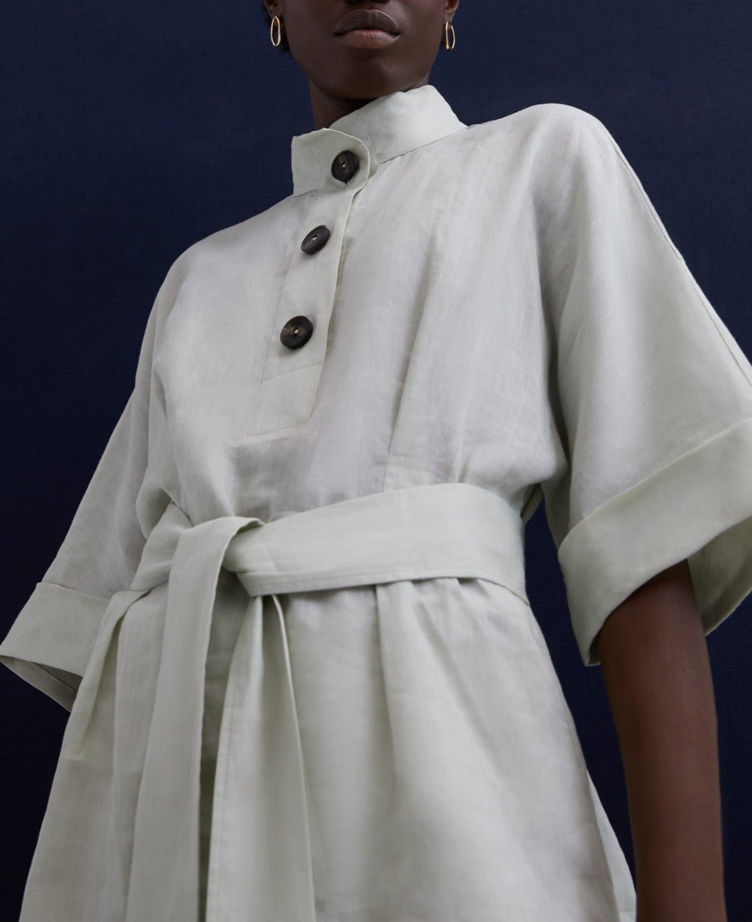 Light Green Ramie Shirt