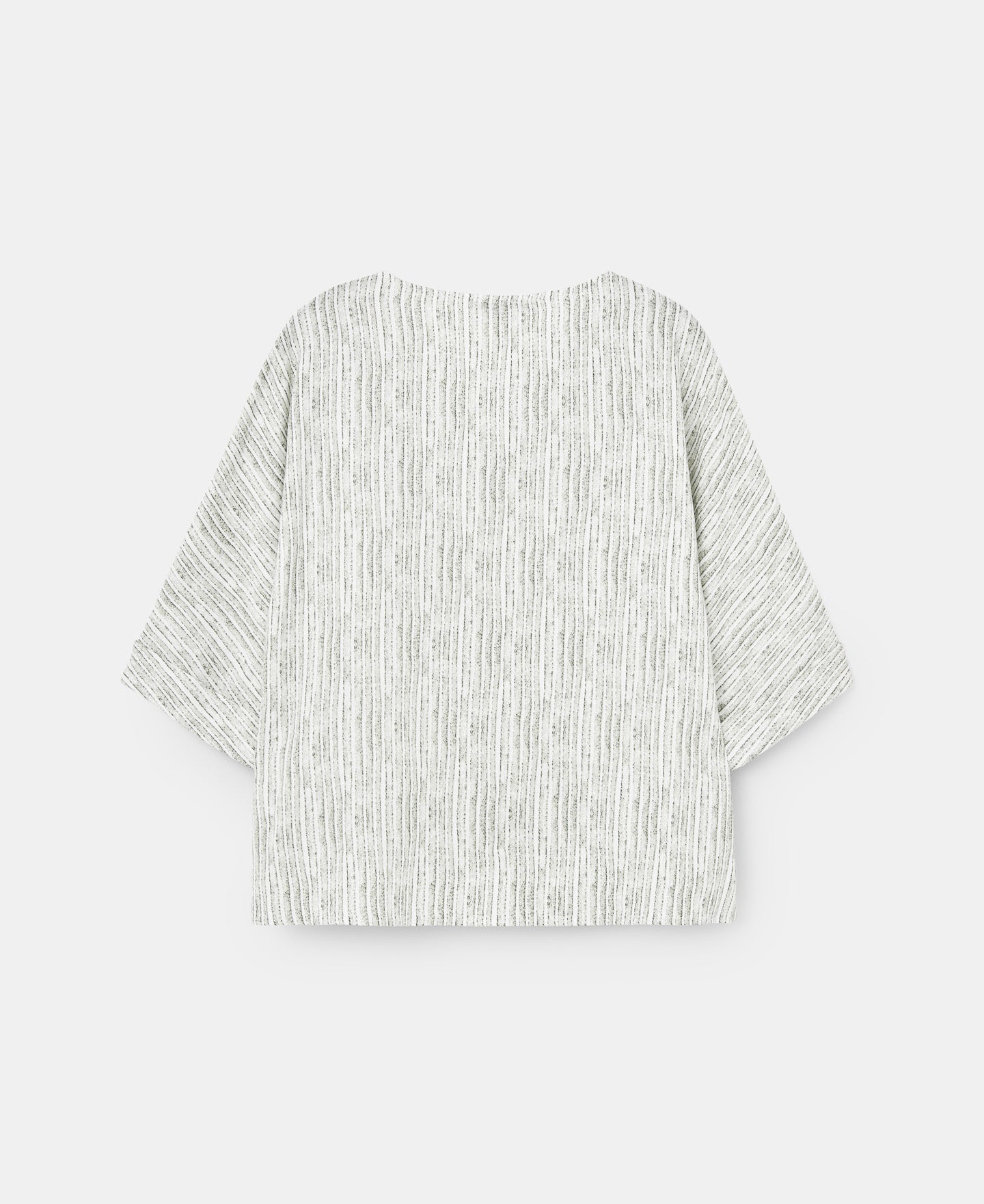 White Print Linen Printed Shirt