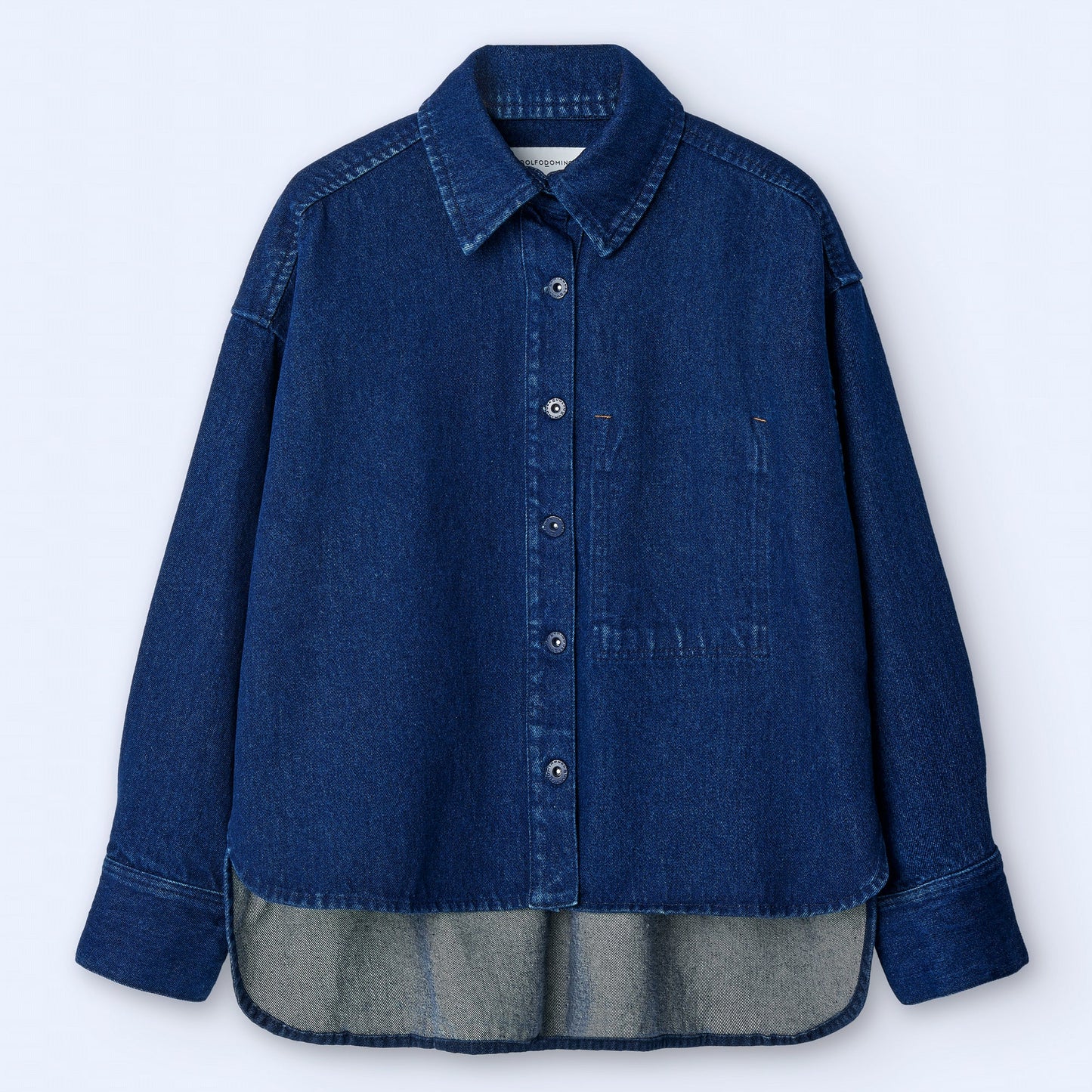 Denim Blue Oversize Shirt