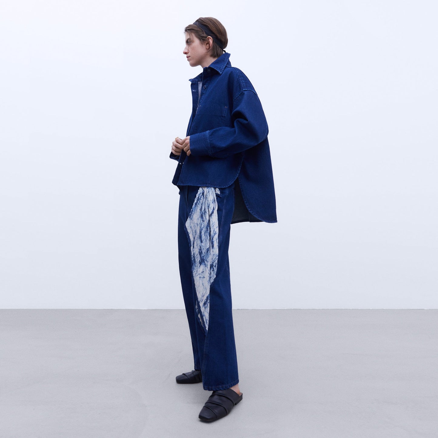 Denim Blue Oversize Shirt