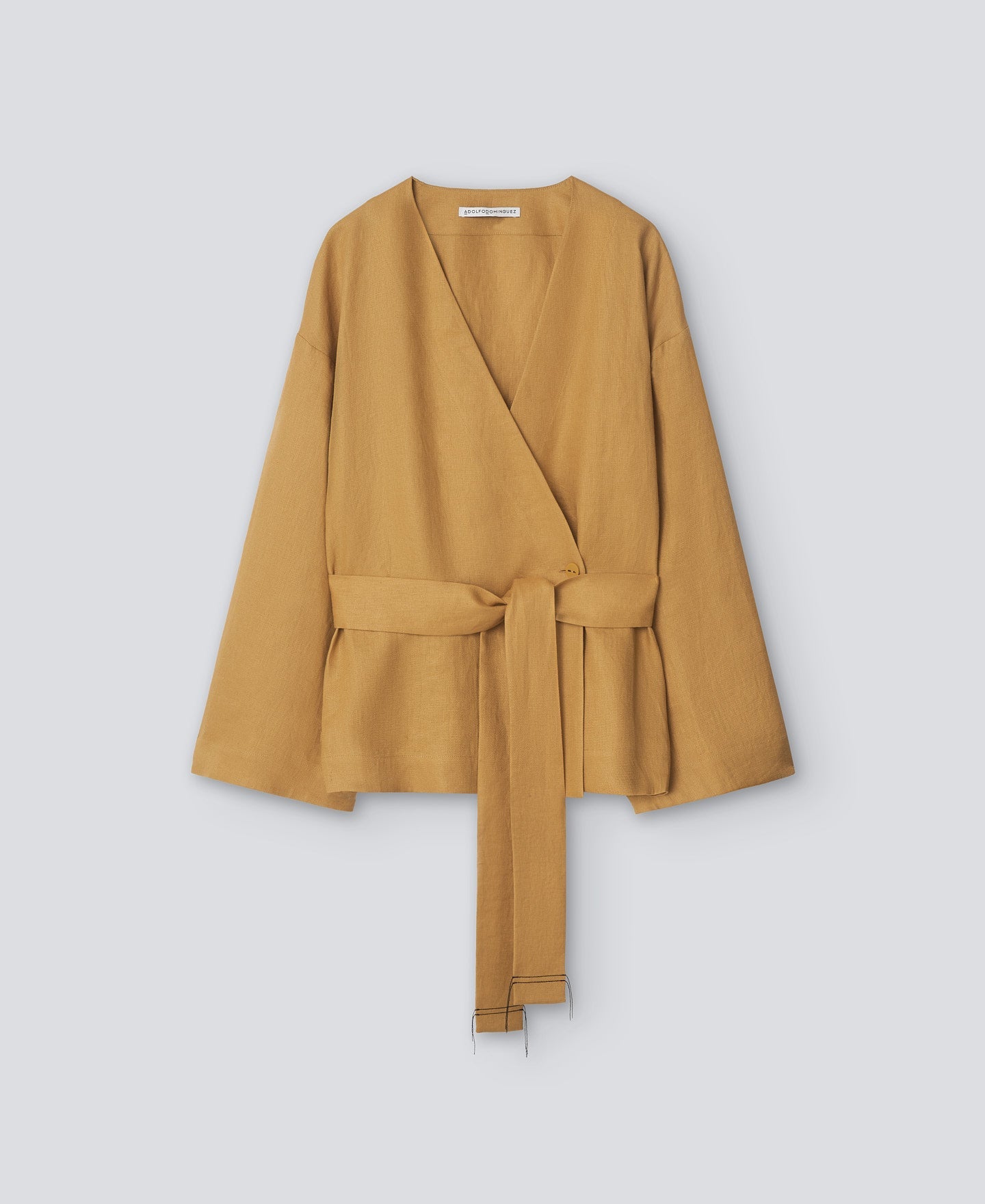 Yellow Turmeric European Linen Yellow Jacket