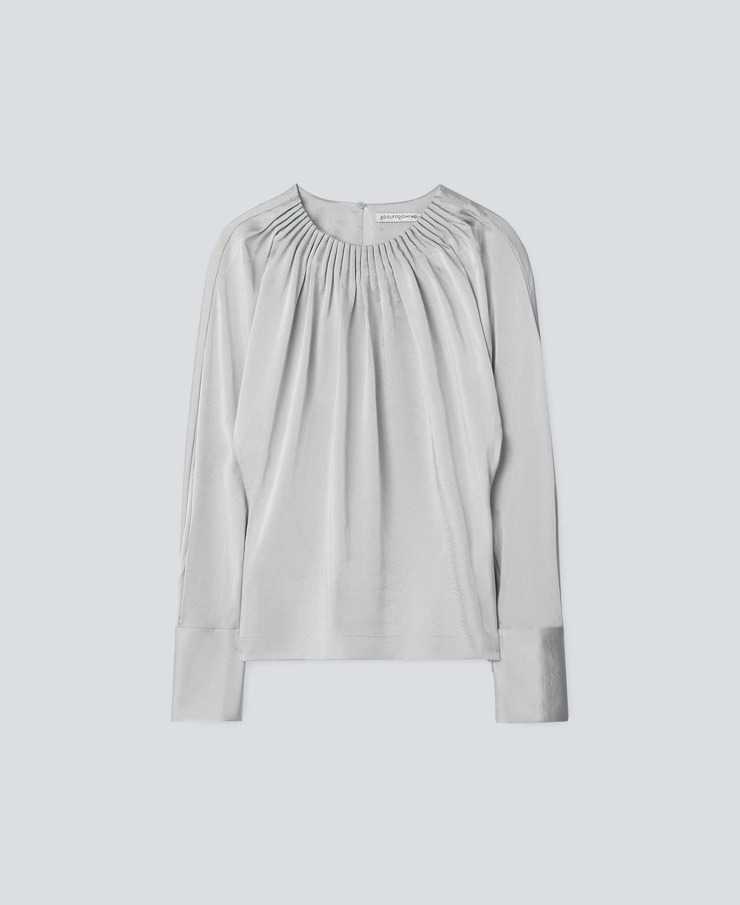 White Ruffled Collar Blouse For Women