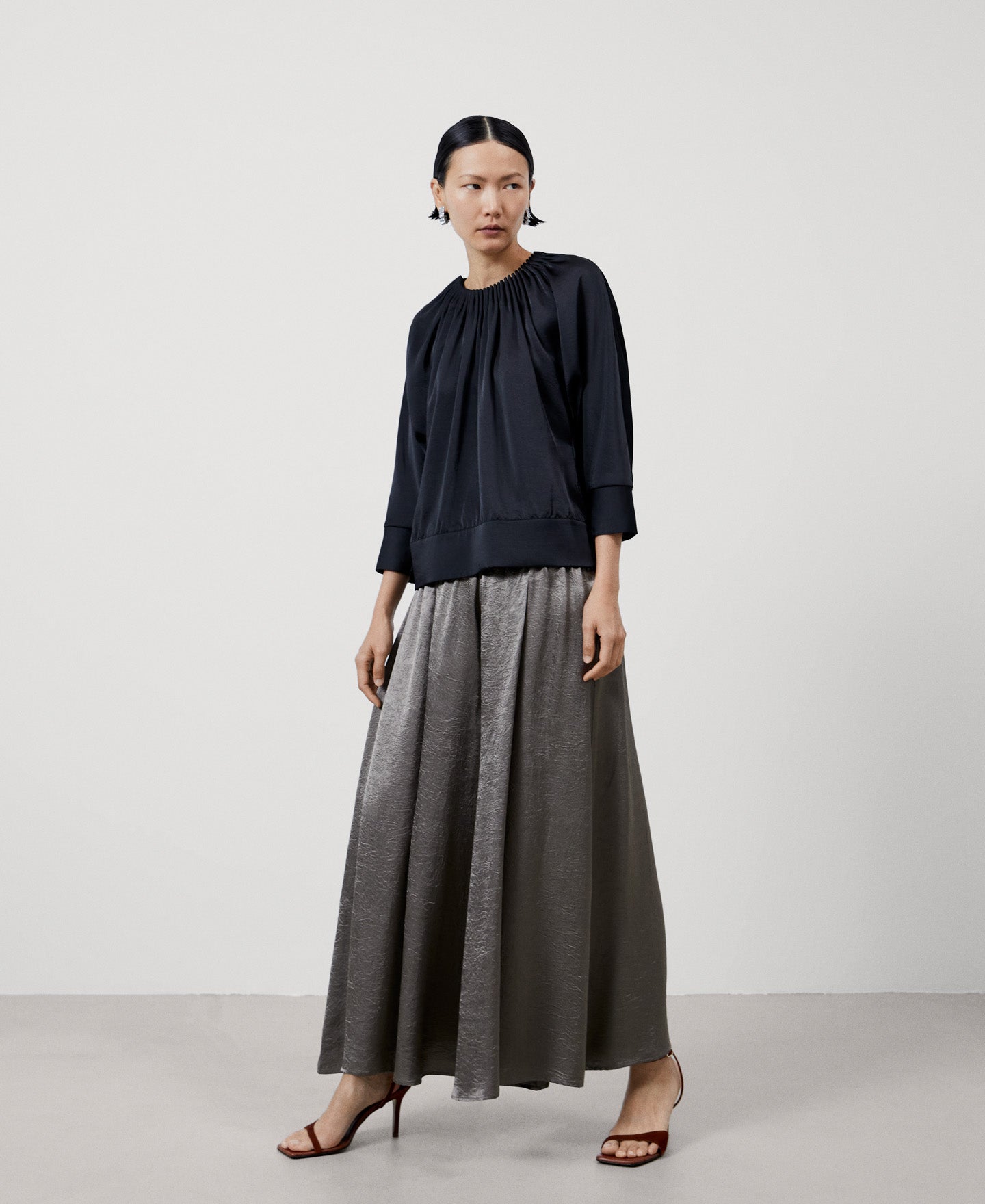 Black Dolman Sleeve Shirt