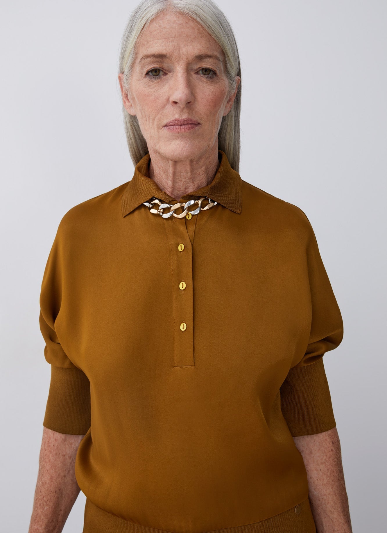 Green Viscose Polo Shirt