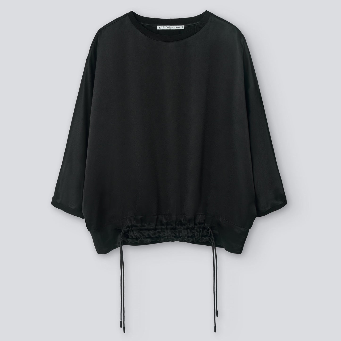 Black Fluid Blouse