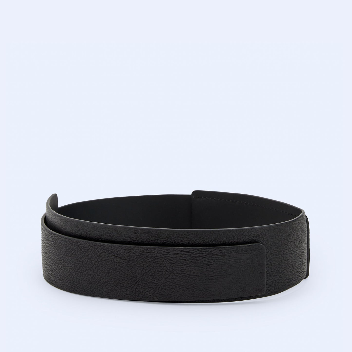 Luxury Black Leather Sash