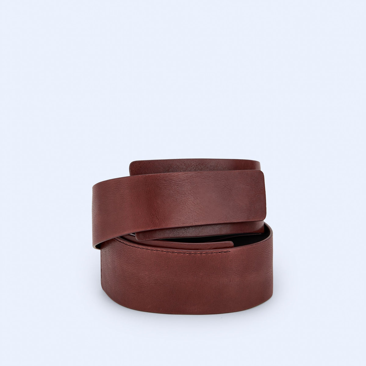 Burgundy Leather Sash