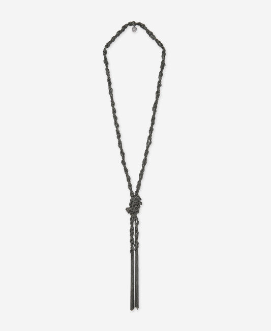 Knotted Metal Necklace