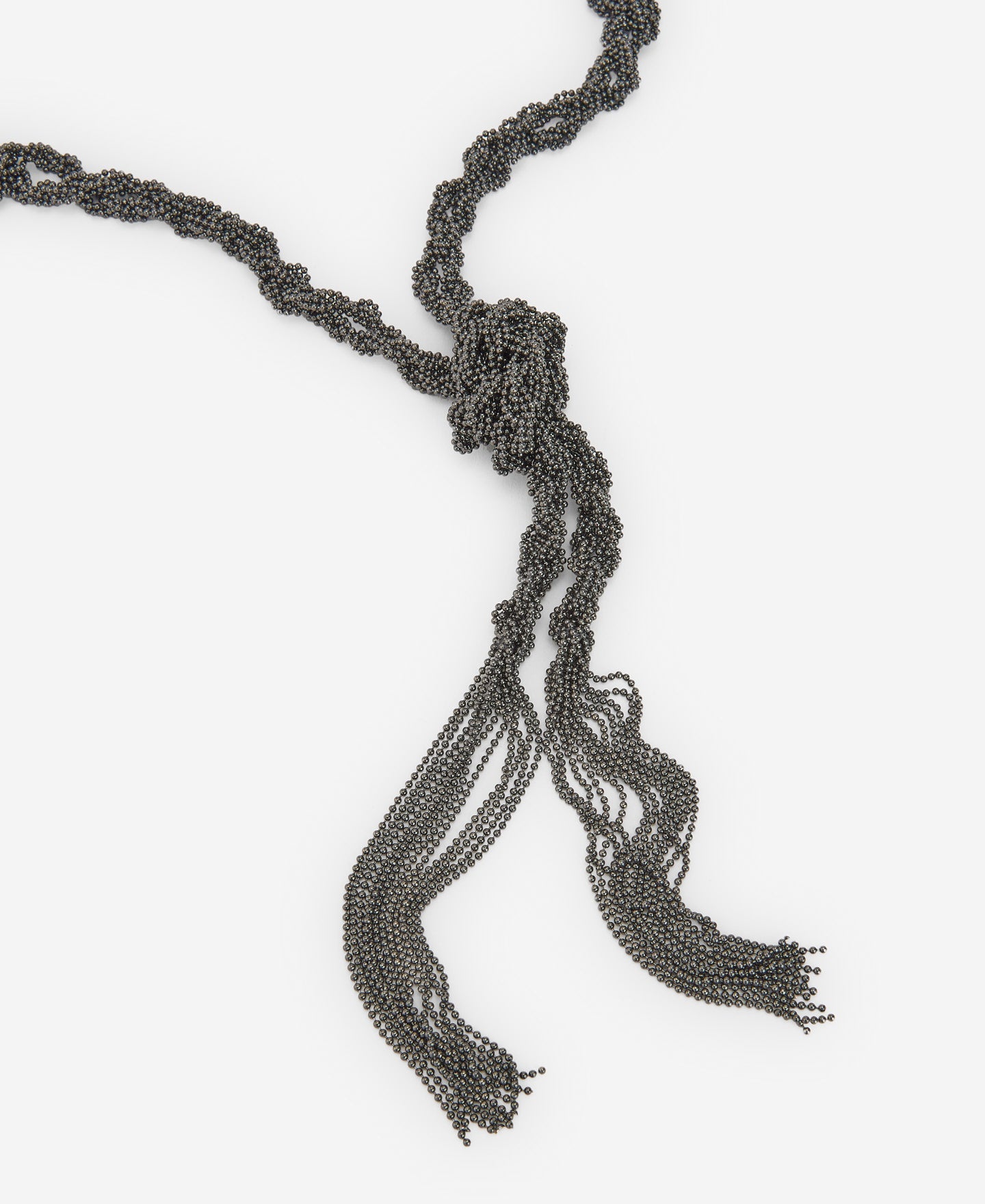 Knotted Metal Necklace