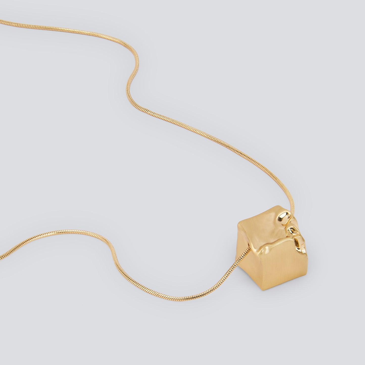 Gold Dices Motif Necklace