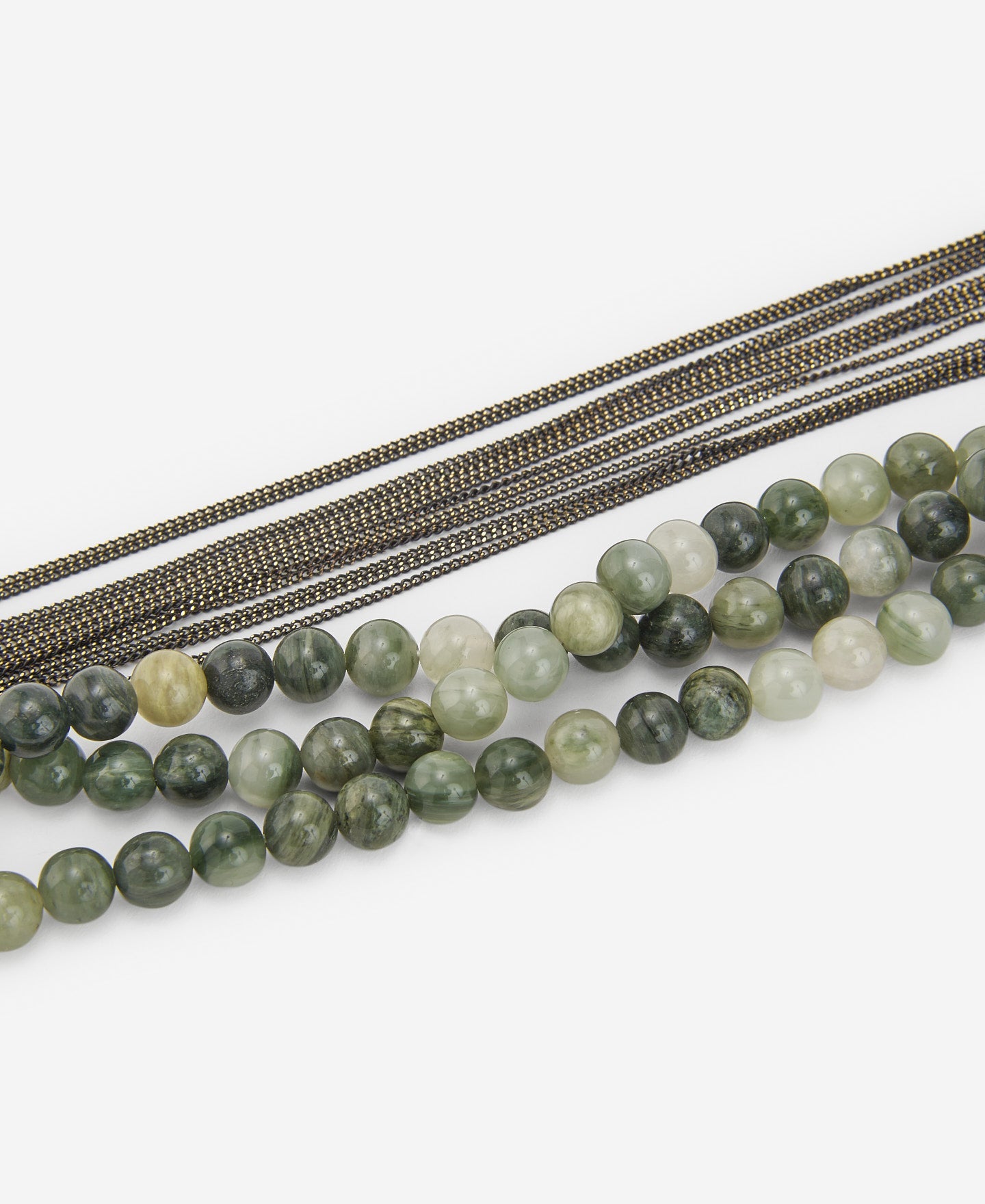 Fine Chains Natural Stone Necklace