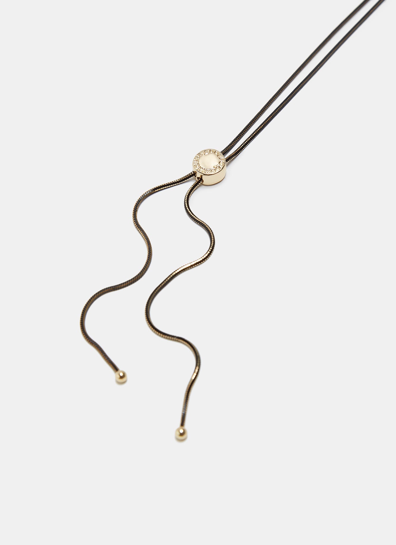 Long Necklace With Fringed Pendant