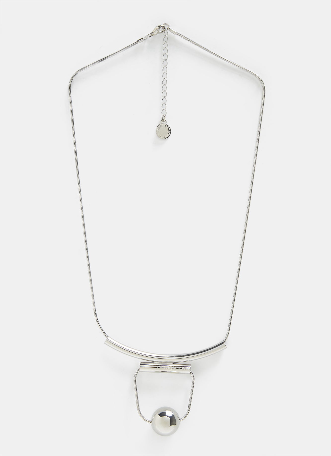 Short Necklace With Spherical Pen