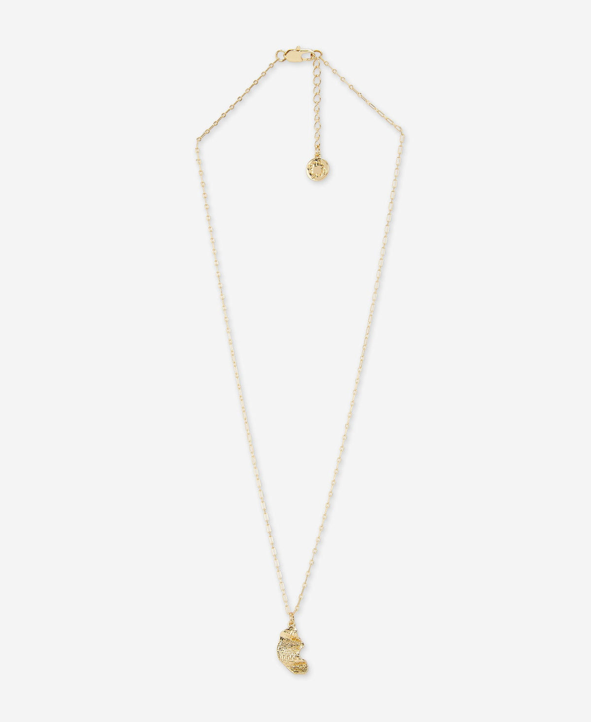 Garza Motif Pendant With Metallic Chain