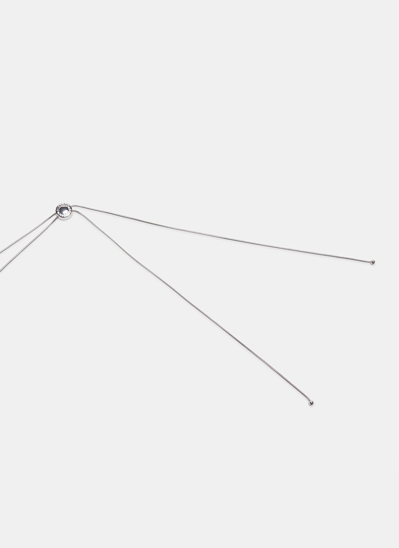 Gold/Silver Long Necklace With Organic Pendant