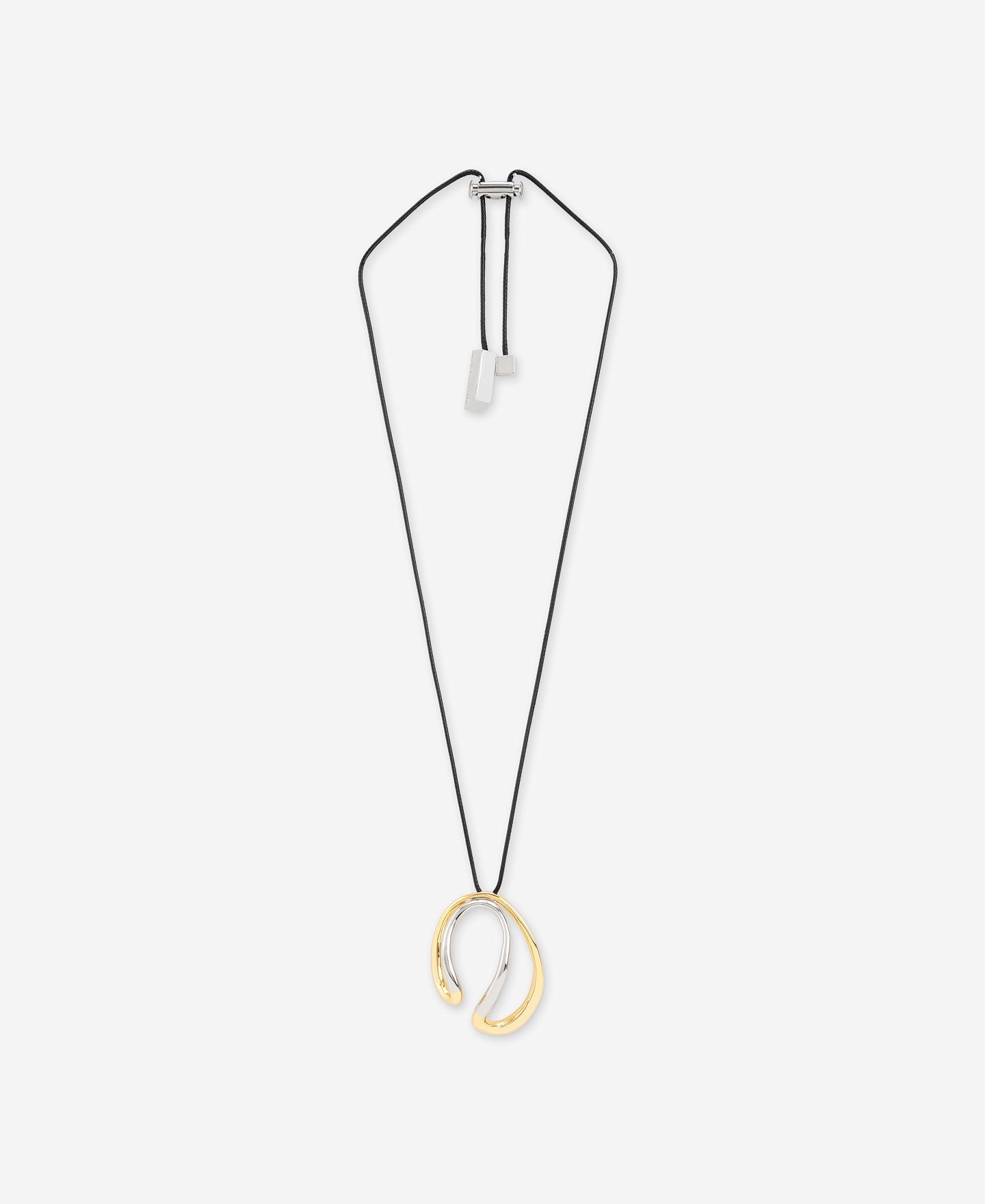 Gold/Silver Two-Coloured Pendant In Zinc