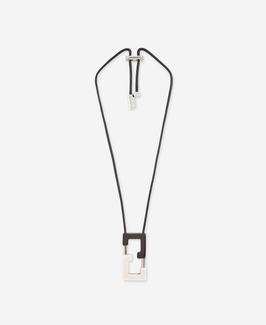 Quadrangular Two-Colour Pendant