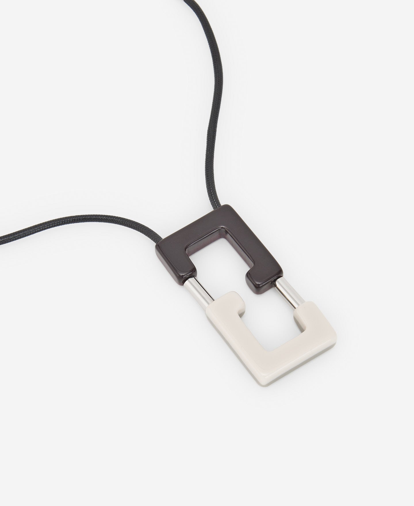 Quadrangular Two-Colour Pendant