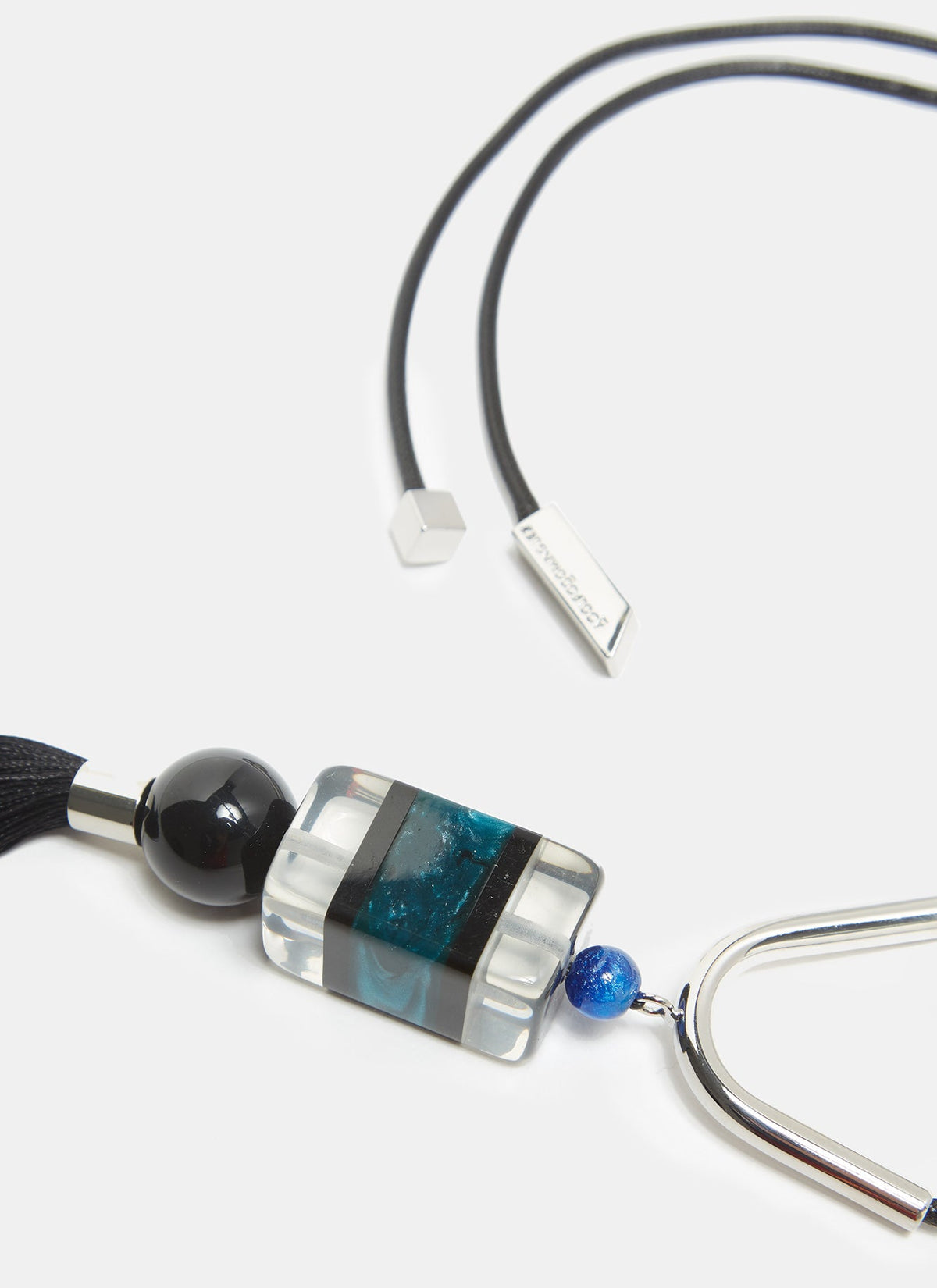 Turquoise Necklace With Crystal Pendant