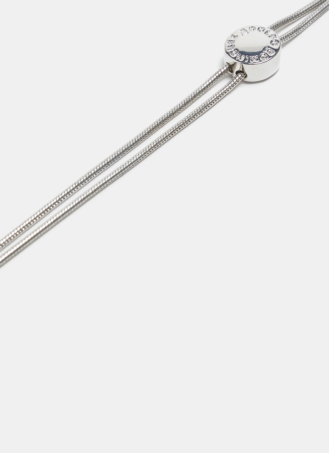 Silver Adjustable Necklace With Natural Pearl
