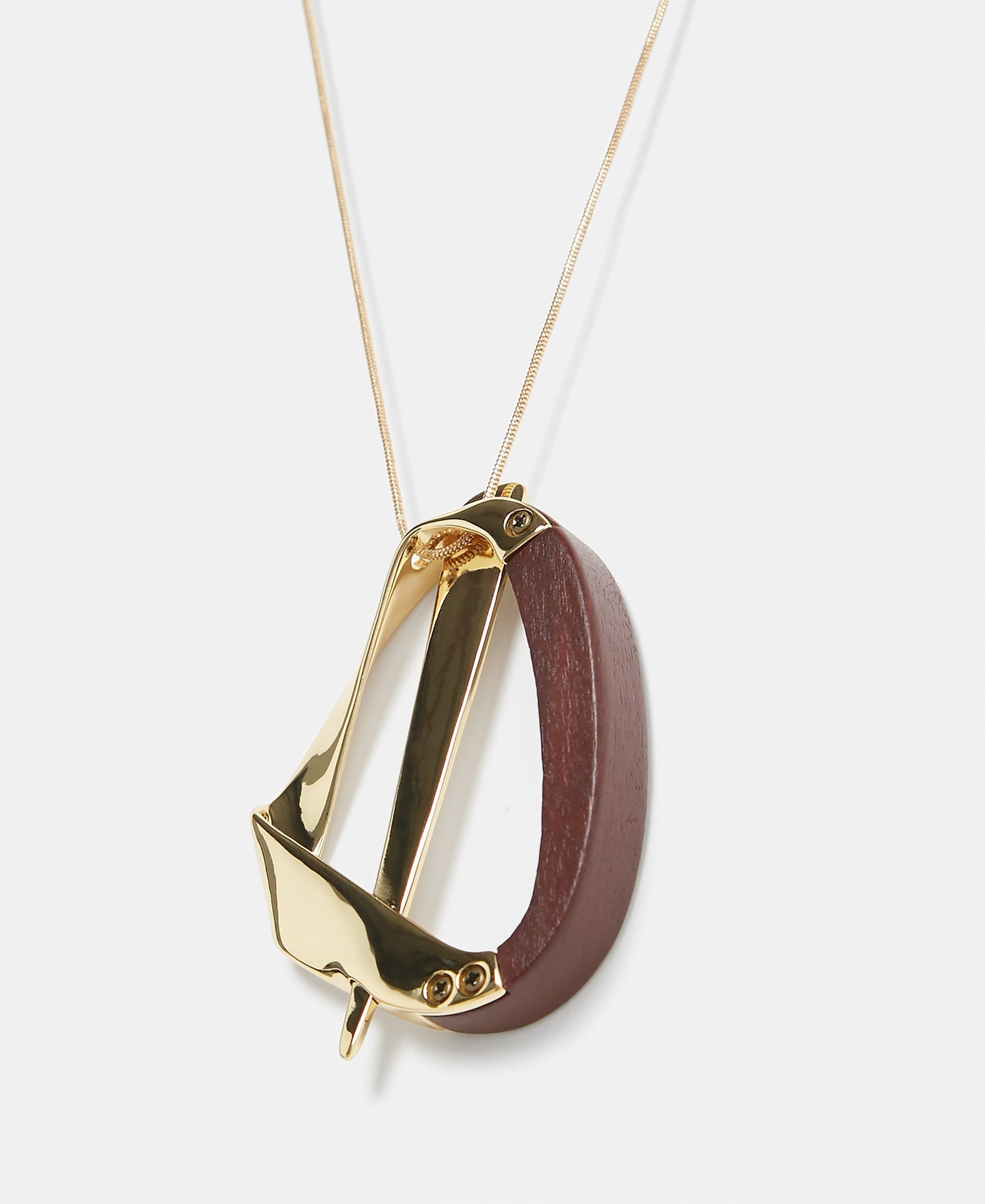 Gold Empty Symbol Pendant