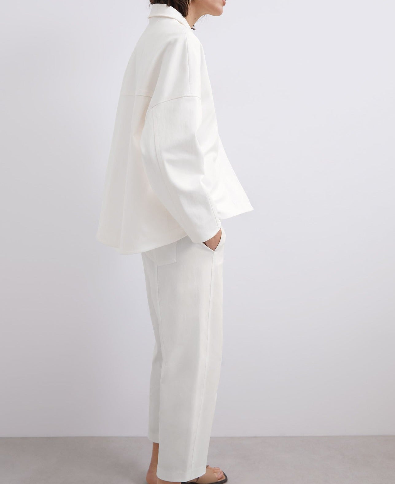 Ecru Cotton Inner Jacket