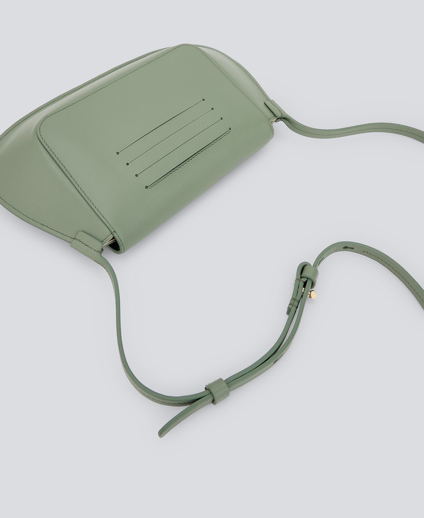 Light Green Green Leather Mini Bag