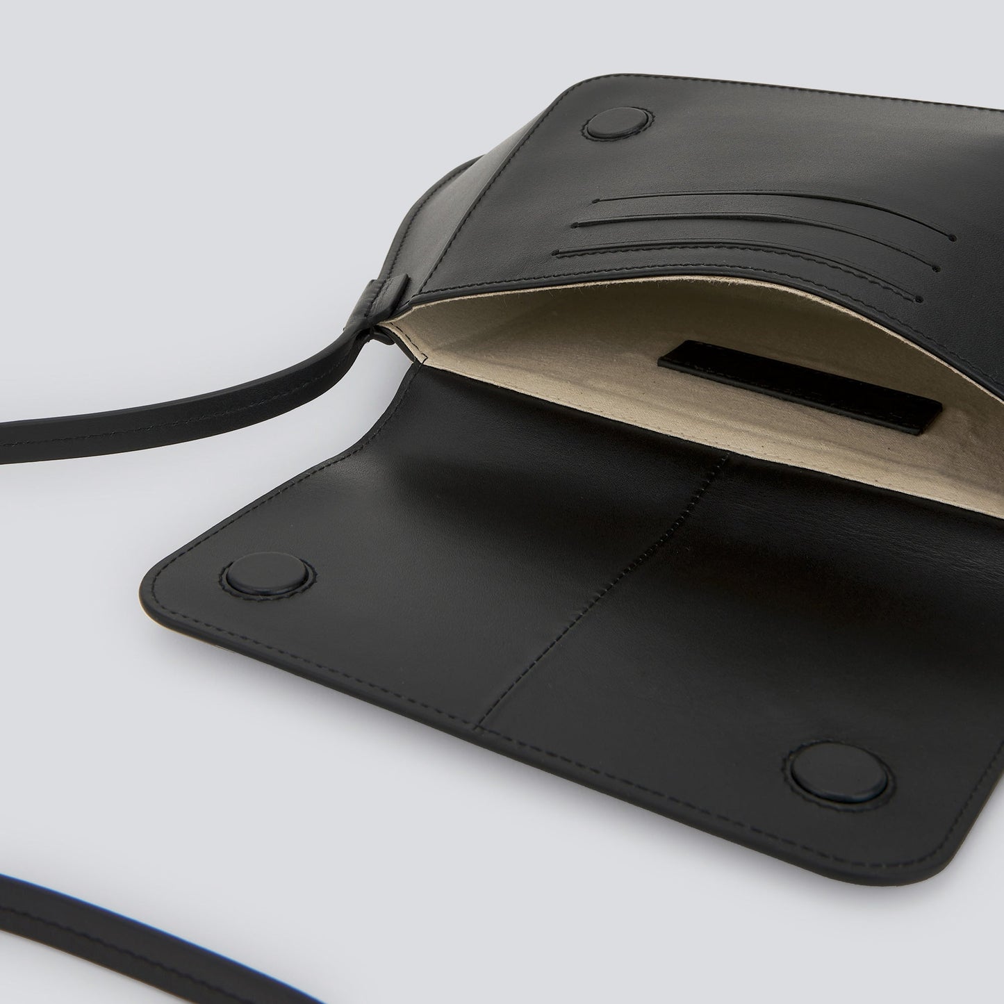 Leather Mini Bag Black